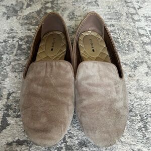 Birdies Tan Suede Loafers